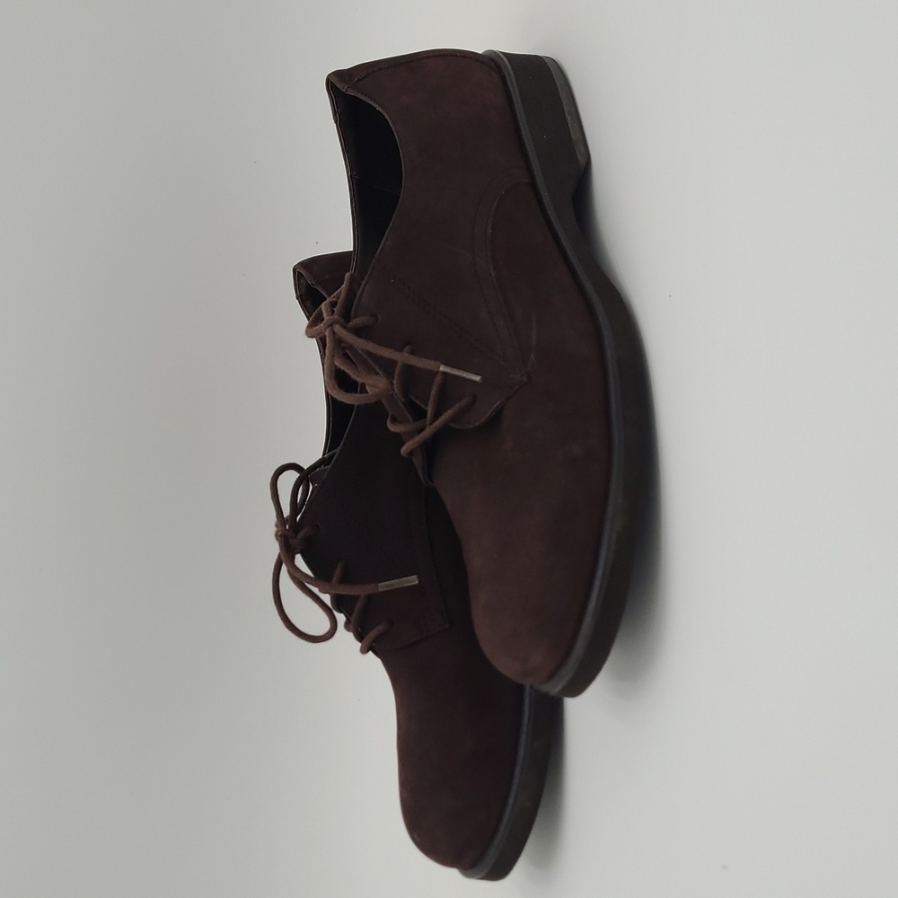 Rockport Womens Brown Nubuck Leather Lace Up Oxford Shoes W36404 Size 7M
